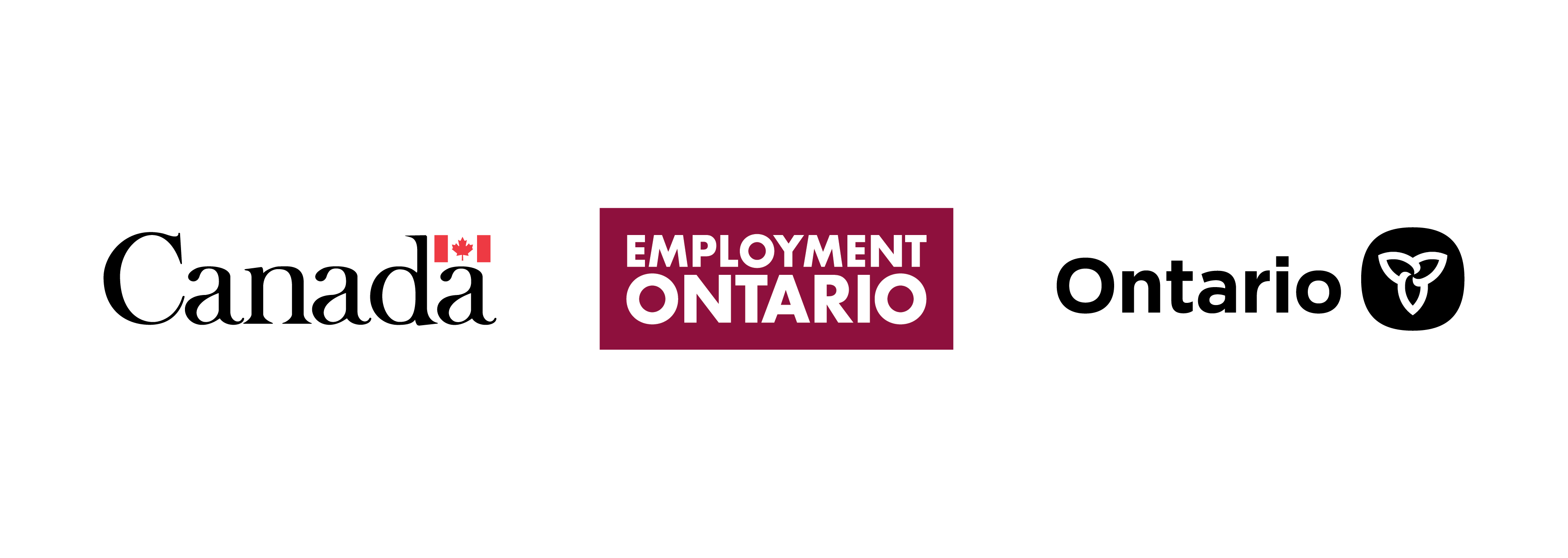 Logos for Government of Canada, Employment Ontario and Government of  Ontario